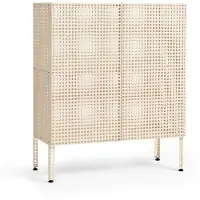 HAY - Perforated Vloerkast Medium - H95 cm - Eierschaal