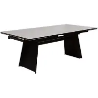 MCA Molinara uittrekbare tafel keramiek/zwart