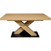 Mäusbacher Komfort 2.0 eettafel houtmateriaal X-vorm uittrekbaar