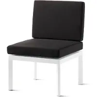 Sieger Lugo Lounge Basis Aluminium incl. rug-/zij-/verbindingsstuk