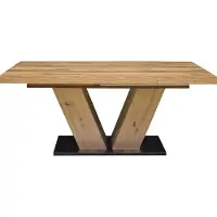 Mäusbacher Komfort 2.0 eettafel hout V-vorm uittrekbaar