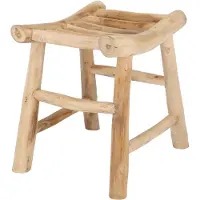 Jan Kurtz Fred kruk massief teak 45x35x46,5 cm