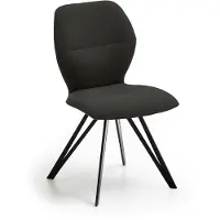 NIEHOFF SITZMÖBEL Merlot design stoel plat metalen driepoot frame ijzer/stof Venetië