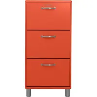 Tenzo Malibu schoenenkast metaal/hout 58x24x121 cm