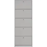 Mäusbacher klapschoenenkast met 5 kleppen 60x168x16 cm