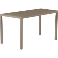 Fiam Aria Tafel 80x160 Cm - Tuintafel Aluminium Cappuccino - 369 CACA