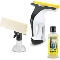 Kärcher Window Vac WV 6 Plus D500 draadloze ruitenreiniger - Raamwisser met looptijd van 100 minuten voor 300 m² - Incl. 500ml reinigingsmiddel - Ramenwasser voor douche en andere gladde oppervlakken