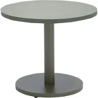 AVH-Collectie Hong Kong bijzettafel rond 50xH43 cm aluminium olive