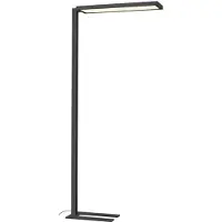 SLV Led Kantoor Vloerlamp Worklight Pro Zwart Enkel