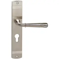 Intersteel Deurkruk Helena op langschild profielcilindergat 55mm - nikkel mat