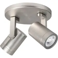 Highlight Opbouwspot Halo Spot nikkel 2-lichts rond