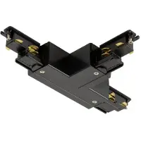 SLV Verstelbare S Track T Connector Rechts Dali Zwart