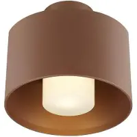SLV Design plafondlamp Photoni Cyl roestbruin