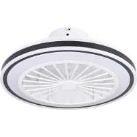 Eglo Plafondventilator Bilinga Met Led - Zwart - 48cm - 25,5w - Met Afstandsbediening