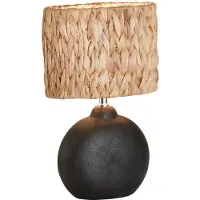 FISCHER&HONSEL GMBH Tafellamp Hyazinthe rotan 23cm