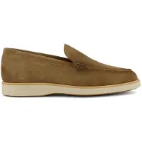 Magnanni loafers camel effen leer