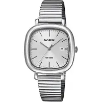 Casio Collection LTP-B166D-7AVEF - Polshorloge - Staal - Ø 30 mm - Zilverkleurig