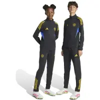Adidas Manchester United Trainingspak 1/4-Zip 2025-2026 Kids Zwart Blauw Geel