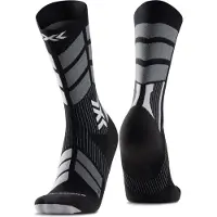 X-socks - X-Country Perform Merino Crew Black/Grey voor Unisex van Wol - Maat 45-47 - Zwart