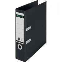 Leitz Recycle ordner, rug van 8 cm, zwart 10 stuks