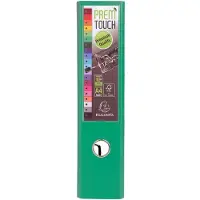 Exacompta Prem Touch Ordner A4 80 mm Groen 2 ringen 53343E Karton, PP (Polypropeen) Staand 10 Stuks
