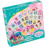 Tactic Shimmer & Shine 3-in-1 Spellenverzameling – Kaartspel – Lotto – Domino – Memo – Kinderspel vanaf 4 jaar