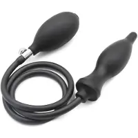 Kiotos - Opblaasbare Anaal Plug - Zwart