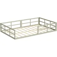 VitaliSpa Minno Kinderbed – 205 x 125 cm Zonder matras Grijs