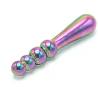 Kiotos Glass - Glazen Dildo Beads - Rainbow