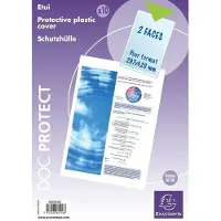 Exacompta Showtassen A3 Transparant PVC (Polyvinylchloride) 300 micron 20 Stuks