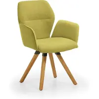 NIEHOFF SITZMÖBEL Merlot design fauteuil driepoot frame massief hout/stof