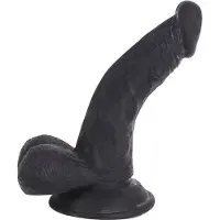 Kiotos Cox - Dildo 16 x 4 cm - Zwart