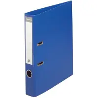 Exacompta Prem Touch Smal Ordner A4 50 mm Donkerblauw 2 Ringen 53552E Kunststof Staand 10 Stuks