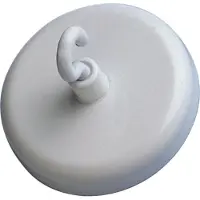 MAUL Magneet (Ø x h) 36 mm x 36 mm Rond, Met haak Wit 5 stuk(s) 6158002