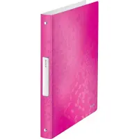 Leitz Ringband WOW A4 4-rings O-mechaniek 25mm PP roze - 10 stuks