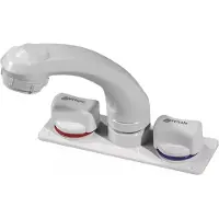 Whale Mixer Tap With Pull-out Shower 12 Mm Zilver