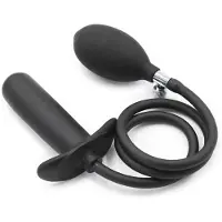 Kiotos - Opblaasbare Dildo Glad - Zwart