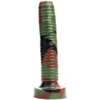 Kiotos Revolt - Dildo Fantasie - Green Army - Nr. 21 - 25,5 x 5,4 cm