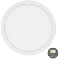 Enzo LED panel downlighter | wit | 6-18W | Tri-white + HF-sensor | CCT 3000-4000-6000K | 6-12-18W | diameter 230mm - LED2570