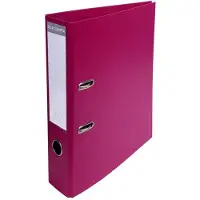 Exacompta Prem Touch Breed Ordner A4 70 mm Fuchsia 2 Ringen 53747E Kunststof Staand 10 Stuks