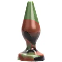 Kiotos Revolt - Buttplug Fantasie - Green Army - Nr. 24 - Medium - 14,5 x 4,5 cm