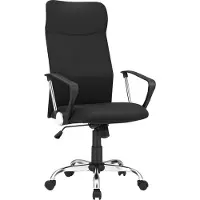 Hoppa! Songmics Bureaustoel, Ergonomische Bureaustoel, Draaistoel, Gestoffeerde Zitting, Stoffen Bekleding, In Hoogte Verstelbaar En Kantelbaar, Tot