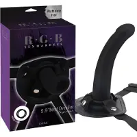 Chisa Novelties RGB - Bend over - Strap-on Dildo - Beginner - Zwart