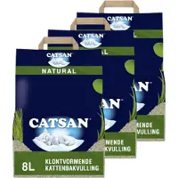 Catsan Natural - Kattenbakvulling - 3 x 8 l