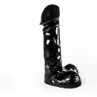 Dinoo Dildo met Balzak Raptor 20,5 cm - zwart