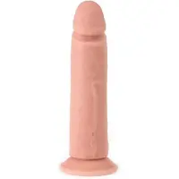 Virgite - Vibrerende Dildo Met Afstandsbediening 23 x 7.5 cm - Lichte Huidskleur