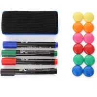MCW Whiteboard accessoires -C93, memobord set magneet boord marker spons