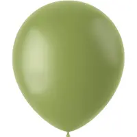 Folat - ballonnen Olive Green 33 cm - 50 stuks
