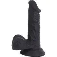Kiotos COX - Dildo 18,5 x 4 cm - Zwart