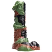 Kiotos Revolt - Dildo Fantasie - Green Army - 01 - Large - 20,5 x 5 cm
